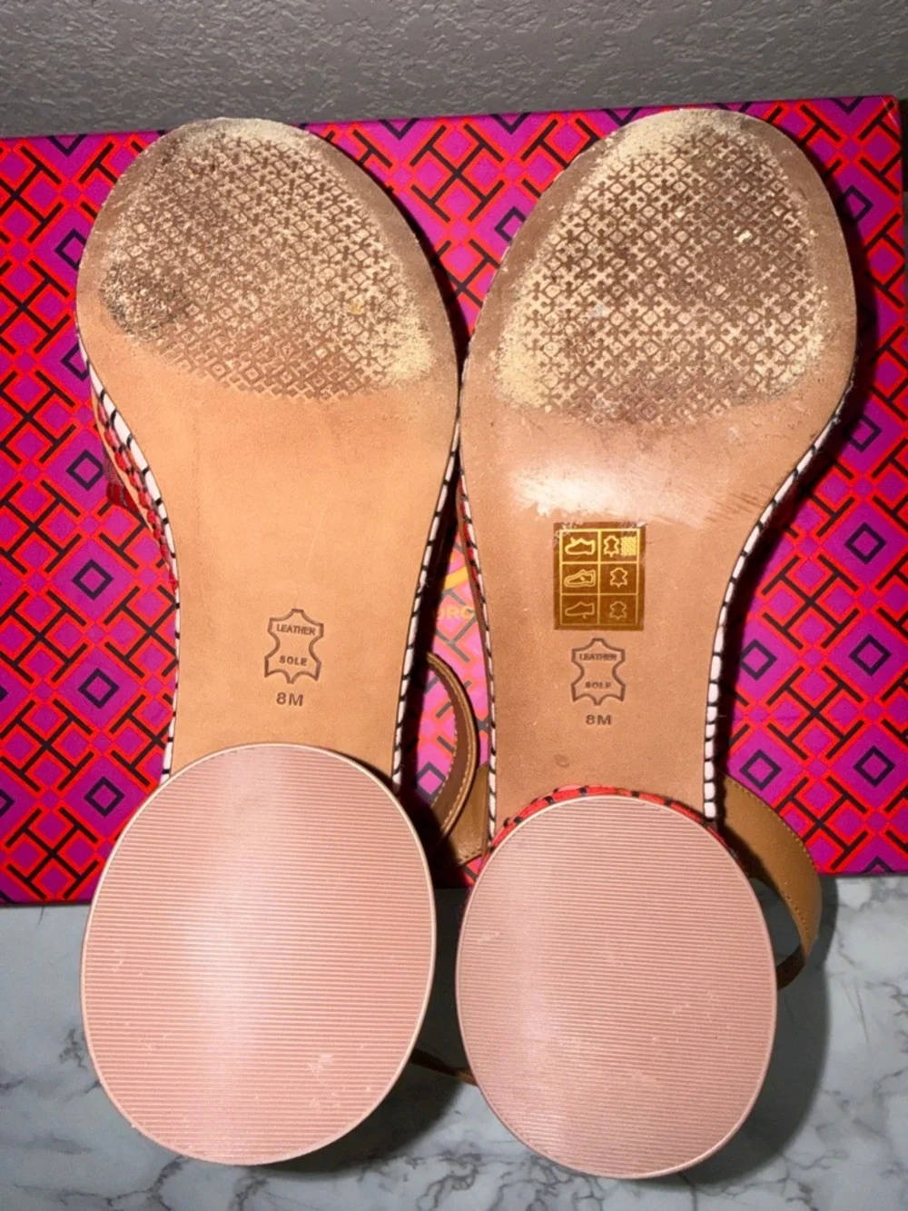 Tory Burch Paloma Platform Sandals - size 8